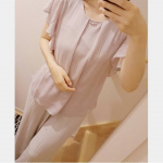 ニッセンさん(@nissen_ladies_official )の軽やかプリーツワイドガウチョパンツがさらっとした着心地と動きやすかで最近のお気に入り💙 しかもこのパンツ、セルフカットで自&hellip;のInstagram画像