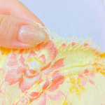 今回はニッセンのカラフルパレットフルカップブラジャー（スウィートフラワー）が当たりました⭐️日本製レースと書いてあったので楽しみに待っていたら、本当にレースが美しい✨刺繍も細かく繊細で、お&hellip;のInstagram画像