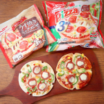 忙しいときの朝ごはんやおやつにぴったり🎵マルハニチロの冷凍ピザ🍕ミックスピザとうす焼きミックスピザをお試しさせていただきました😋小さめサイズでこどもと食べきるのにぴったりな大きさ✨&hellip;のInstagram画像