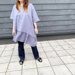 ・★&middot;.&middot;&acute;&macr;`&middot;.&middot;★ 𝔽𝕒𝕤𝕙𝕚𝕠𝕟 ★&middot;.&middot;`&macr;&acute;&middot;.&middot;★・ストレスフリーで着られれる、エウルキューブのくつろぎチュニック♫・ティアードだけど、ランダムにアシンメトリーになっ&hellip;のInstagram画像