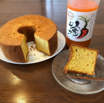 人参ジュースでシフォンケーキ！！まるで生な人参ジュースをより美味しく食べるには&hellip;悩みました！！シンプルに飲むのはもちろん美味しいです！！農薬や化学肥料、除草剤は&hellip;のInstagram画像