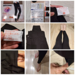 #モニプラ 様を通じて、 #スリムウォーク様の、 #24hマルチスキニーデニム風 #ブラック をお試しさせていただきました👖✨#フェイクボタン や お尻 #ポケット、サイドや足首の裾部分の縫い&hellip;のInstagram画像