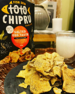 🍪トトチップるソルテッドエッグ味日本初上陸の魚の皮チップスロカボ＆コラーゲン美味しく食べて美しく罪悪感なく楽しめる大人のご褒美チップス魚の皮昔から大好きなん&hellip;のInstagram画像