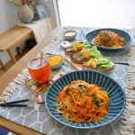 ✎&lrm;𓂃𓈒𓏸&hellip;&hellip;&hellip;&hellip;&hellip;&hellip;&hellip;&hellip;&hellip;&hellip;&hellip;&hellip;&hellip;&hellip;&hellip;&hellip;&hellip;&hellip;&hellip;&hellip;&hellip;&hellip;&hellip;&hellip;&hellip;&hellip;५✍⋆*≫ご紹介❤⋆⋆〖10月19日(昼)の#まりんちごはん 〗.✪ ほうれん草のオーガニック大豆ボロネーゼパスタ@n&hellip;のInstagram画像