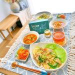 ✎&lrm;𓂃𓈒𓏸&hellip;&hellip;&hellip;&hellip;&hellip;&hellip;&hellip;&hellip;&hellip;&hellip;&hellip;&hellip;&hellip;&hellip;&hellip;&hellip;&hellip;&hellip;&hellip;&hellip;&hellip;&hellip;&hellip;&hellip;&hellip;&hellip;५✍⋆*≫ご紹介❤⋆⋆〖10月23日(昼)の#まりんちごはん 〗.✪ スパイスねぎ塩豚丼✪ マンゴーとみかんの人参ラペ&hellip;のInstagram画像