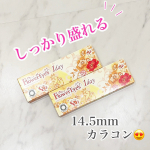 ☺︎make ✎*。 [フラワーアイズワンデー]✔1箱10枚入り✔DIA 14.5mm✔度あり/度なし✔1dayロータスブラック🖤ブラックワントーンのグラデ&hellip;のInstagram画像