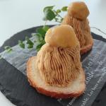 いつかのおやつ。さつまいもンブラン🌰🍠***実家で採れたさつまいも🍠冷凍庫にあった茹で栗も消費したくさつま芋と栗使って何かおやつ作りたいなぁと⑅◡̈*佐藤薬品工業（&hellip;のInstagram画像