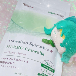 &hearts;&hearts;&hearts;...ハワイアンスピルリナ＆醗酵クロレラ.3種類のスーパーフードから得られる75種類の栄養素をギュッと詰め込んだスーパーフード🌿.普段栄養がまったく取れて&hellip;のInstagram画像