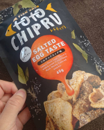 トトチップるロカボのお菓子 トトチップるを食べました！ソルテッドエッグ味といってあひるの卵を塩漬けにして作られて調味料らしく私は初でしたポテチ系の塩味を想像していましたが深みがある味！と&hellip;のInstagram画像