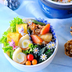 どもども〜*#アルモンデ協会 宣伝部長兼 #冬色同盟 会長のよっぴでーす（笑）今日も見事に晩ごはんのスライドで #アルモンデ弁当 です😆　【お弁当menu】&hellip;のInstagram画像