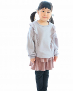 裏シャギーでふんわりあったか💓..外遊び大好きうなぎ寒いのに公園つくと上着拒否😂😂😂動きにくいからかな？🍃💦..少しでも暖かく、でも可愛く💞ふわふわで気持ちよい🎀..ニッセンキ&hellip;のInstagram画像