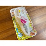 ..PLUSさんの食事用はさみ【フィットカットカーブ ひとくちカット】をモニターさせていただきました！..こちらのはさみ、刃の先端が尖ってないので、お皿を傷つけにくくてお気に入り！しっか&hellip;のInstagram画像