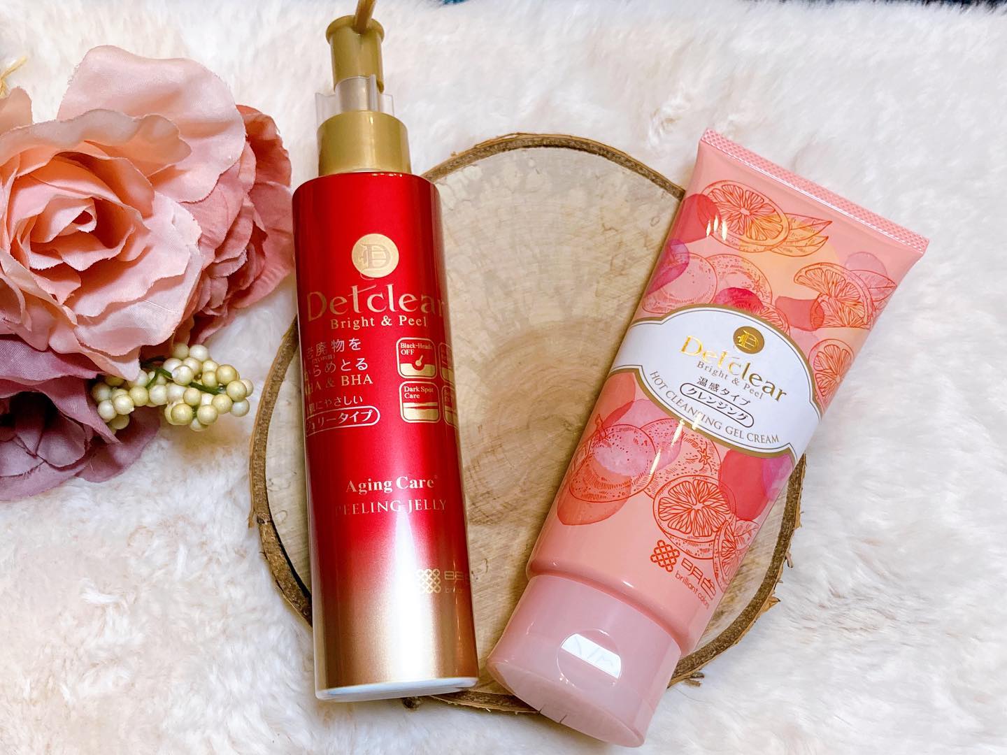 口コミ投稿：❁✿✾ ✾✿❁︎温感クレンジング＆ピーリングのスペシャルケアSET【DETクリア ブライト＆ピ…