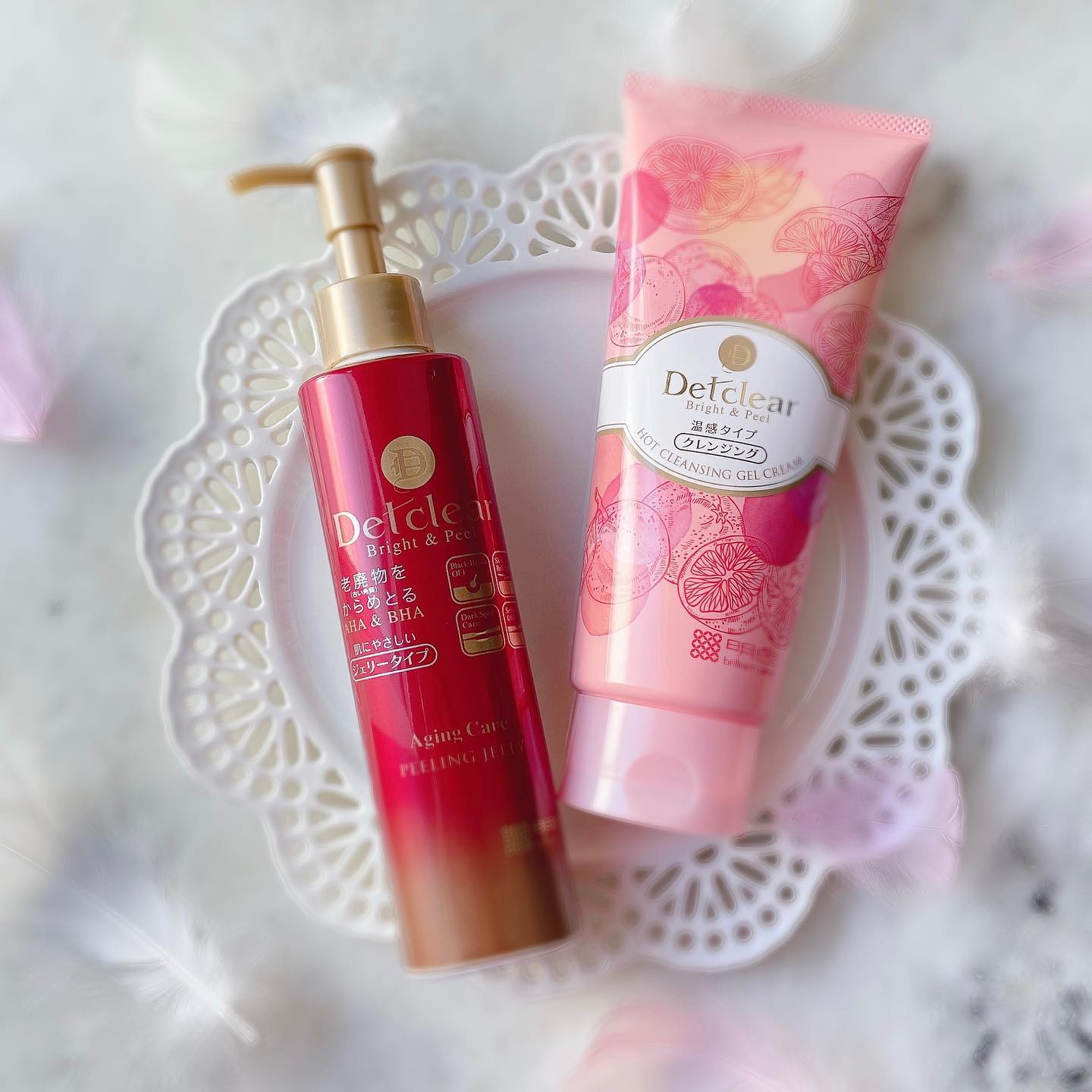 口コミ投稿：💓2ステップで、つるりん肌に✨▫️DETクリア @detclear_official  ブライト＆ピール2ア…
