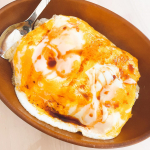 🍳\ おうちごはん𓌉◯𓇋 /𖧧.｡.Menu⚪︎カレーオムライス 燻製醤油で⚪︎手抜きオムライス旦那はカレー風味バターライス。たまごは半熟、燻製醤油がけ🍳⸒⸒ウ&hellip;のInstagram画像