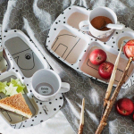 子供たちがなかなかはなさないのでおままごとのお皿になっちゃってます💦それくらいお気に入りです(◍&bull;ᴗ&bull;◍)❤#donebydeer_japan #ダンバイディア #nooksw&hellip;のInstagram画像