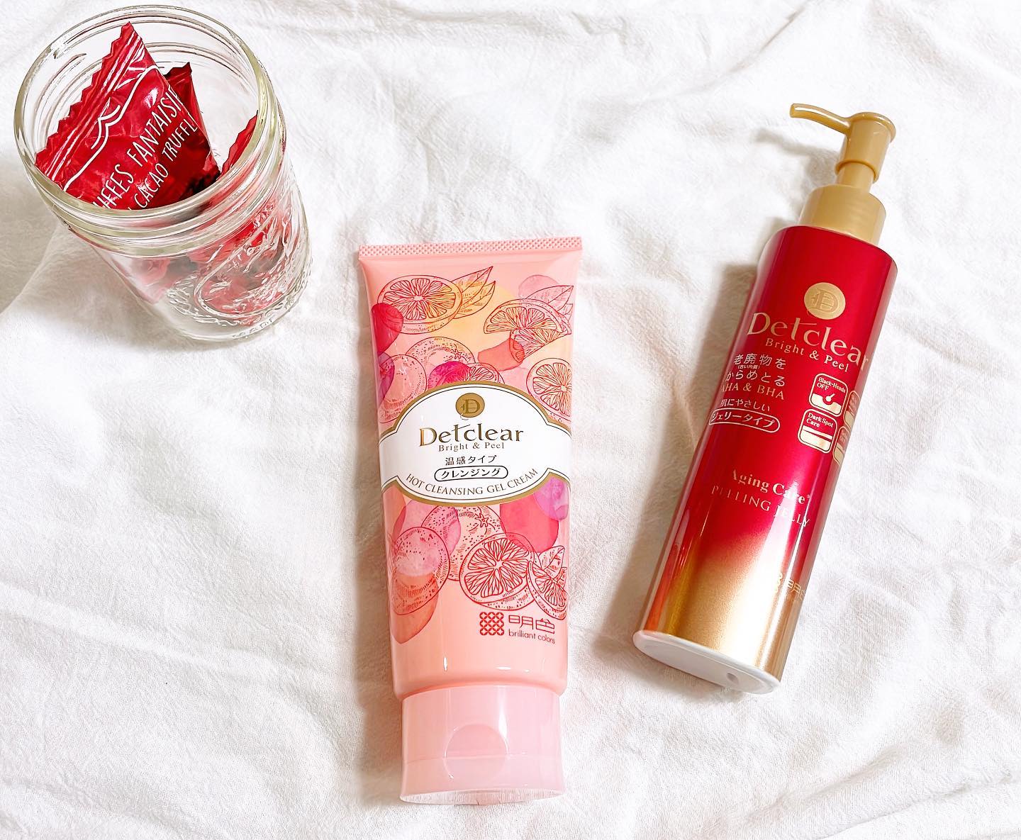 口コミ投稿：DETクリア　ブライト＆ピール　ピーリングジェリーホットクレンジングジェルクリーム…