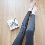 着圧感がちょうどよく気持ちが良いです&frasl;(&frasl; &frasl;&bull;&frasl;-&frasl;&bull;&frasl; &frasl;)&frasl;#スリムウォーク #SLIMWALK #ルームウェア #着圧 #美脚 #monipla #pip_fanのInstagram画像