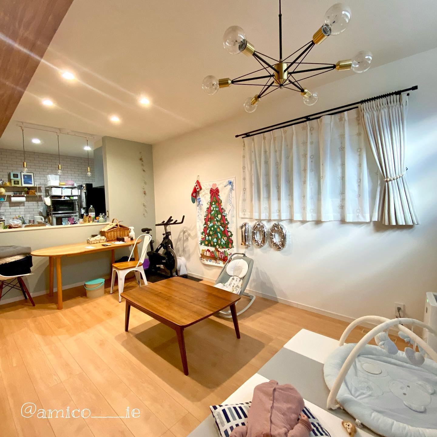 口コミ投稿：百日祝の日の片付け途中⁡⁡⁡途中で撮って、最後は撮る間もなく🤣笑⁡⁡⁡ちょっと配置換え…