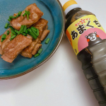 𓂃𓂃𓂃𓂃𓂃𓂃𓂃𓂃⁡ホシサンの九州醤油「あまくち」を頂いたので、炊飯器豚肉を𓂃✨⁡骨付き豚肉をフライパンで油をひかず焼く⁡水、甘口醤油、酒、みりんを入れて炊飯器にドボン！&hellip;のInstagram画像