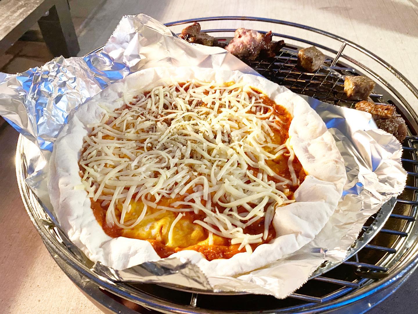 口コミ投稿：昼寝のあたたかい時間におうちバーベキュー😋バーベキューお役立ちグッズのひとつにく…
