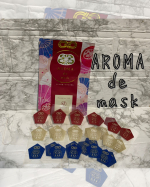 Aroma de maskアロマdeマスク　限定デザイン　ダルマデザインお試しさせて頂き約1ヶ月経ちますがまだまだ、ローズマリーの良い香りがふわぁ〜って広がります。⁡付けてるだ&hellip;のInstagram画像