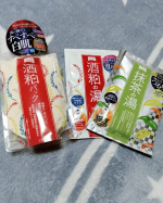 ワフードメイド「酒粕パック」「酒粕の湯」「宇治抹茶の湯」を使用してみました。口周りの乾燥が酷くて皮が剥けてお肌ボロボロだったのがお風呂に浸かりながら酒粕のパックをつかうと見&hellip;のInstagram画像