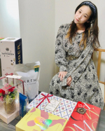 I had a birthday at home this year🎂Happy with many presents🎁I will do my best for the solo conce&hellip;のInstagram画像