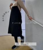 ...『着心地の良さ』と『シルエットの美しさ』にこだわったエウルキューブのチュニック丈ジャンスカ着用してみたよ♡&nbsp;すっきり見えるようとことん研究されて作られているよ&hellip;のInstagram画像