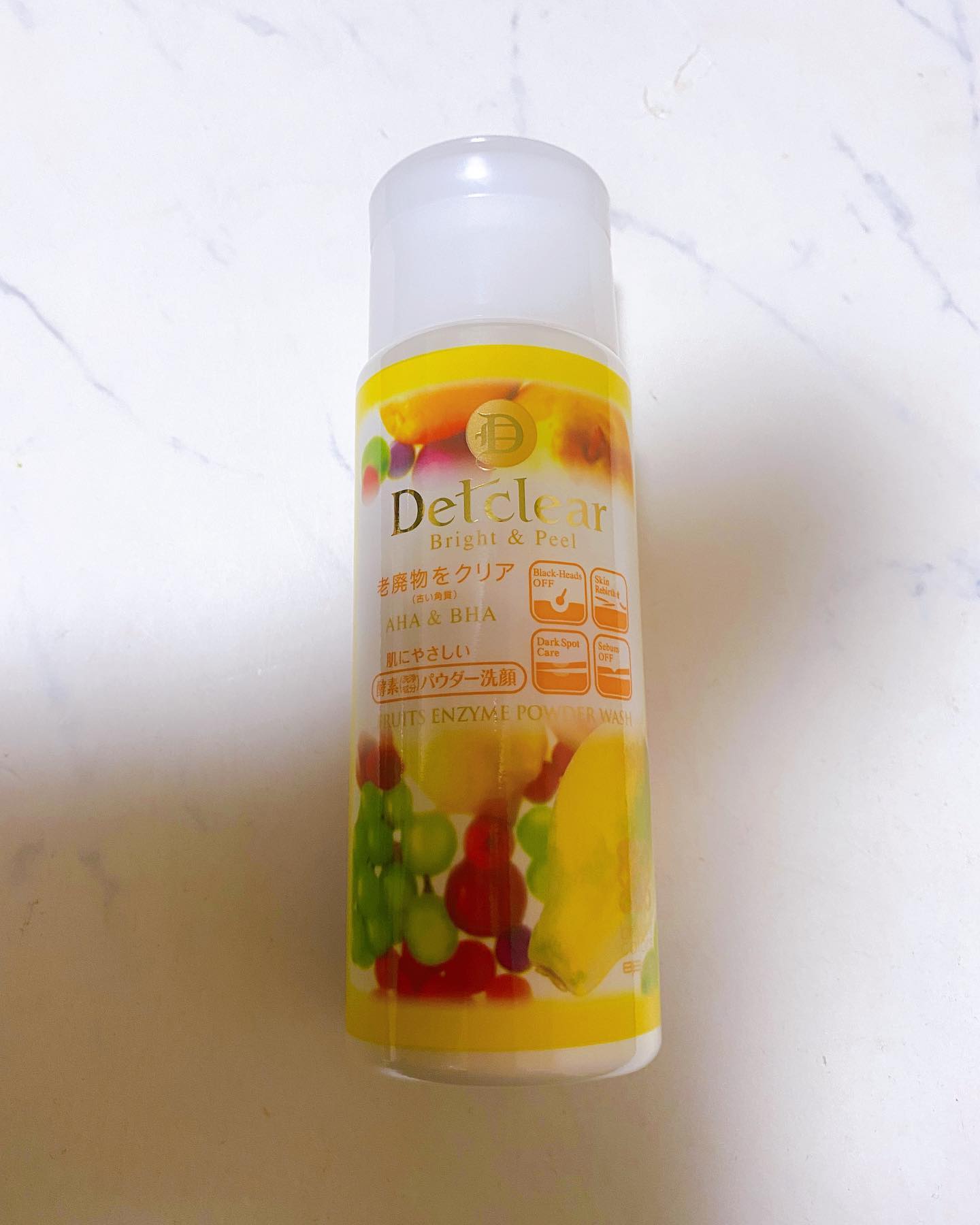 口コミ投稿：☆★☆★☆★DETクリア ブライト＆ピール フルーツ酵素パウダーウォッシュを使用しました。…