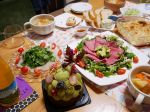 .去年のクリスマスパーティー🥳ご馳走だらけでおいしかったなぁ🤤✨今年も美味しいものたくさん食べたいです♡#野菜をMOTTO #野菜をもっと #スープ #モンマルシェ #野菜スー&hellip;のInstagram画像