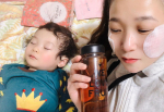 Thank you for your hard work today☕️🫖Non-caffeine tea before going to bed🌟I was relaxed(*☻-☻*)&hellip;のInstagram画像