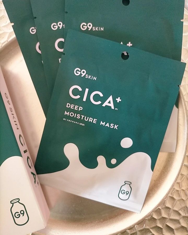 口コミ投稿：最近お気に入りフェイスマスク♡【CICA DEEP MOISTURE MASK】名前の通り潤いたっぷり…
