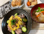 北海道産の玄米&雑穀をブレンドした『北海道玄米雑穀』🍚お試しさせていただきました✨北海道玄米と11種類の雑穀🌾・きび・もち玄米・黒米・大麦・青玄米・あわ&hellip;のInstagram画像