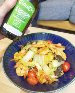 ｢コスタドーロ 有機エクストラヴァージンオリーブオイル ノンフィルター｣で簡単レシピ&hearts;有機栽培されたオリーブを圧搾後に、そのまま瓶詰めしているオリーブオイル.☆.｡.:*・&deg;香りがもの&hellip;のInstagram画像