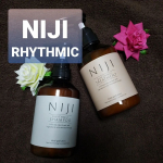 髪の悩み😭ボリューム髪で広がりやすくパサつきが目立つ😢 .こんな私でも髪質に変化が起きるのか気になり&hellip;ＮＩＪＩRHYTHMICシャンプー＆トリートメント使ってみました😌.新素材の&hellip;のInstagram画像