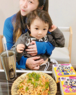 Good morning🌞Healthy with natto lunch🍝✨✨I will do my best with a lot of protein(&acute;&forall;｀*)@yamadafo&hellip;のInstagram画像