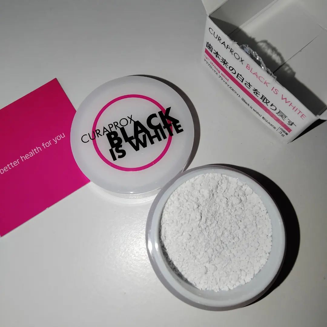 口コミ投稿：..粉はみがきで白い歯に！？..クラプロックスのブラックイズホワイト粉はみがきをお…