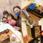 We ate pork with a lot of sweetness🐷My son is happy too(^^)It was a treat🍽✨✨@lyb_shibadaimon &hellip;のInstagram画像