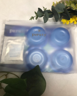 炭酸パックプルリ✨名前の通り、パック後しっかり保湿してくれてお肌がプルプルになった感じがします🥰ジェル1個に粉末1包入れてかき混ぜて塗るだけ☺️あとは20分～30分待つと固まったパックがペロリ&hellip;のInstagram画像