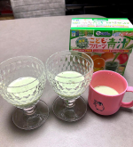 ※動画有り（是非音声有りで）#こどもフルーツ青汁 続けています🥺本日は親子で飲みました😋国産無農薬のケール、お野菜がたっぷり入っているのにフルーツとサトウキビの甘味でミックスジュースの&hellip;のInstagram画像