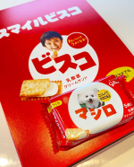 おいしさと健康 グリコ様からましろさんの スマイルビスコ 登場!!!!なぁんてね😂笑ご縁があり作らして頂きました🙇&zwj;♀️是非見て下さい♡きゅんですなんとも可愛いすぎ~~~😍&hellip;のInstagram画像