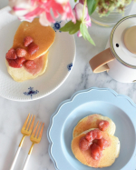 𝚃𝚘𝚍𝚊𝚢'𝚜  𝚝𝚎𝚊 𝚝𝚒𝚖𝚎☕︎☕︎☕︎⁡⁡⁡グルテンフリー、お砂糖・動物性食品を使わず作ったパンケーキ🥞☺️✨ダイエット中でも、罪悪感ゼロゼロ🤣👍👍⁡⁡⁡自&hellip;のInstagram画像