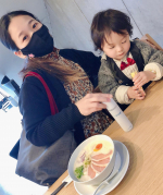 Spring ramen is delicious🌸Refreshing rich foam ramen🍜My son is also very satisfied🍥✨@ikuta.noo&hellip;のInstagram画像