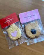 長女と作ったクッキー🍪ラッピングも可愛くできた🌸食べるのもったいない😊#野菜をMOTTO #野菜をもっと #母の日 #モンマルシェ #スープ #monipla #monmarche_fan&hellip;のInstagram画像