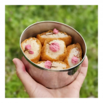 .❀❀❀❀❀❀❀お花見ごはんお稲荷さんに、海の精の季節限定「桜の塩」を使いました..小分けのタイプの桜の塩開けるとふわりと桜の香りのする、可愛いピンク色のお塩です桜に隠れてしまいました&hellip;のInstagram画像