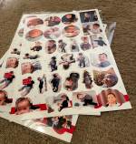 @minnano_seal 様の『みんなのシール』をお試しさせていただきました🙌リョウの産まれてから最近までの写真と、親戚の皆とのツーショットをそれぞれシールにしてみたのだけど、&hellip;のInstagram画像