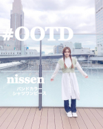 @nissen_ladies_official バンドカラーシャツワンピース商品番号：APX0122A0002見た瞬間ベストに絶対合わせたいー‼︎って思っていたワンピだよ。&hellip;のInstagram画像