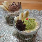 .今日は暑かったですね☀️テレワークのお昼休み中に慌てて買物に行ったら、もう暑いのなんのって💦なのでアイスでも食べたいところですが、これも今日ではなく...😂いつぞやのプチデザートまた&hellip;のInstagram画像