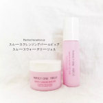 🌸2022年4月1日（金）新発売🌸⁣⁣ピンクのパッケージが可愛い😍⁣パーフェクトワンフォーカス  スムースクレンジングバーム ピュアとスムースウォータリージェル ピュアを使ってみたのでご紹&hellip;のInstagram画像